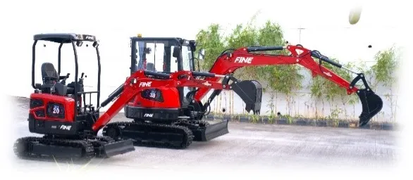 FM 38 Mini Excavator with AC Cabin